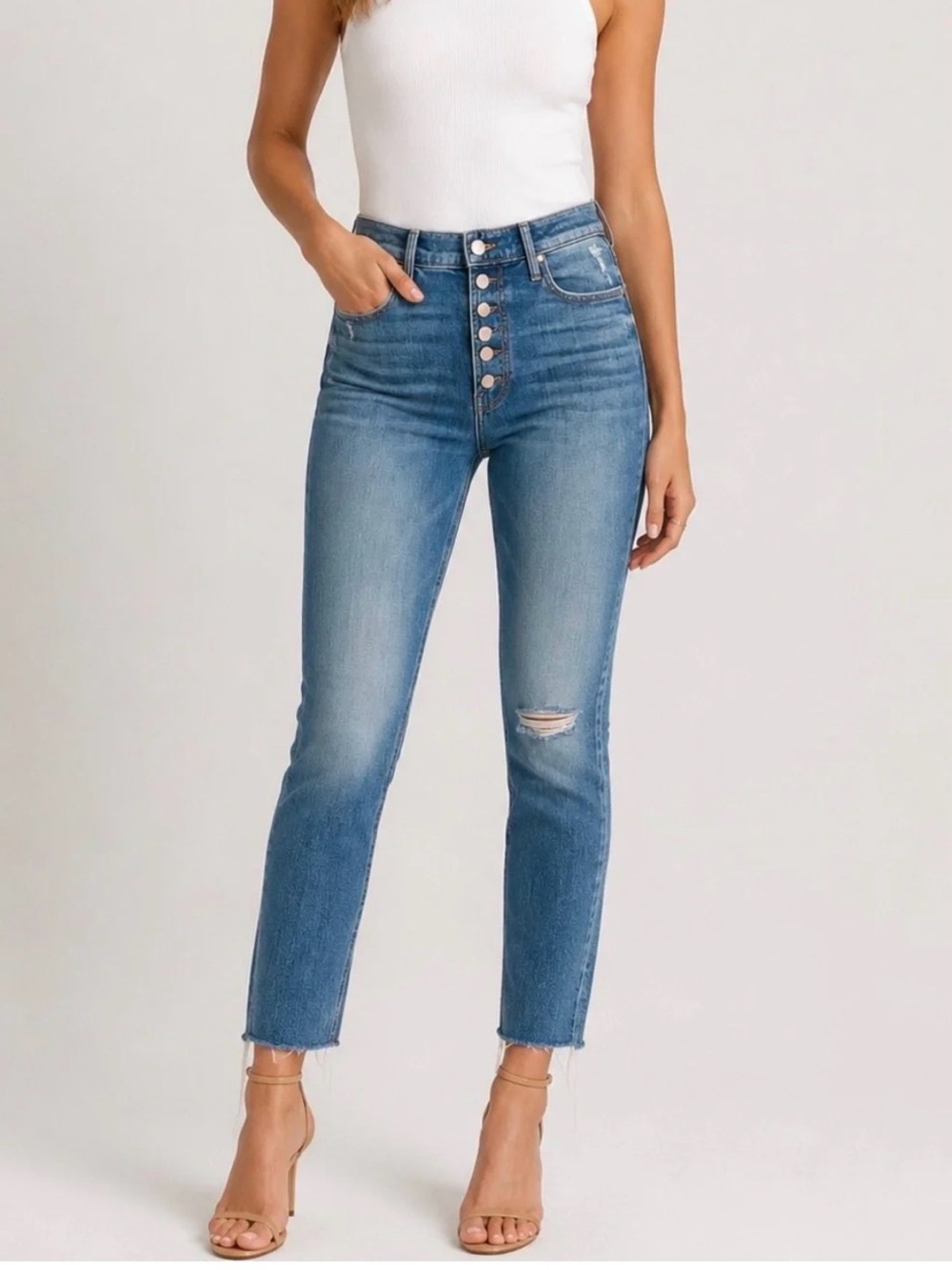 Mother Pixie Dazzler Ankle Fray